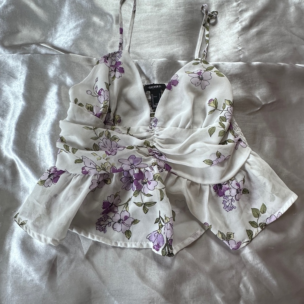 Cropped dressy tank top